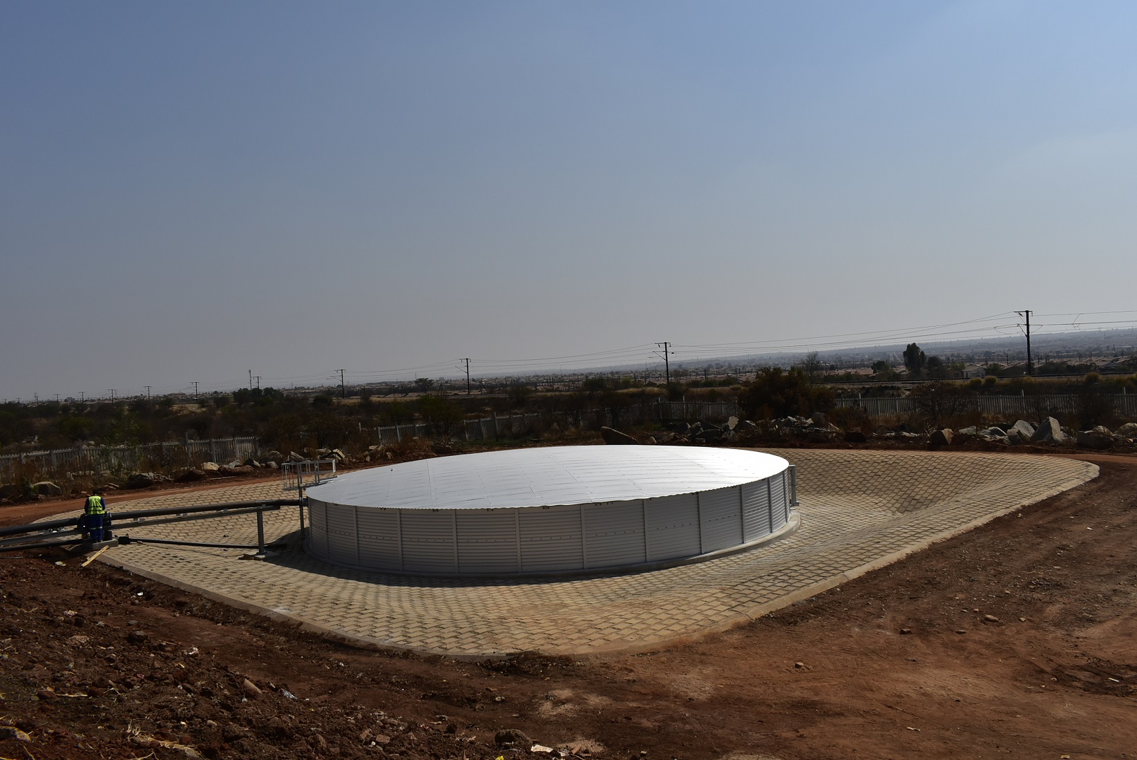 ARMORFLEX SPECIFIED FOR ATTENUATION POND